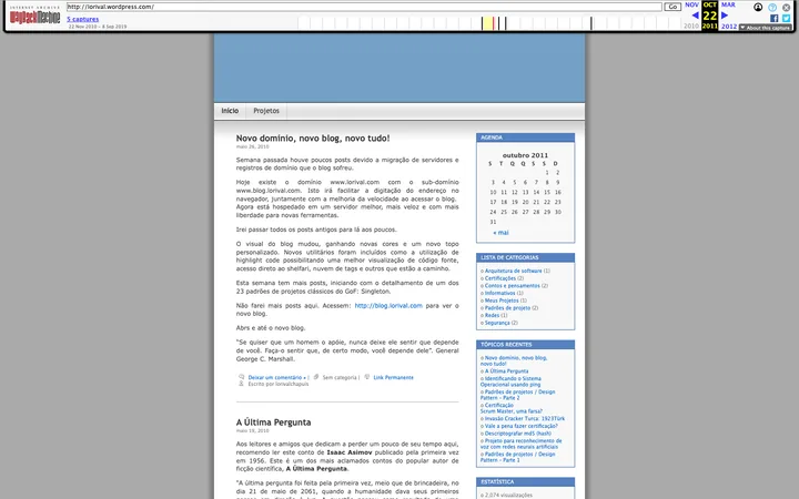 Screenshot of version v1